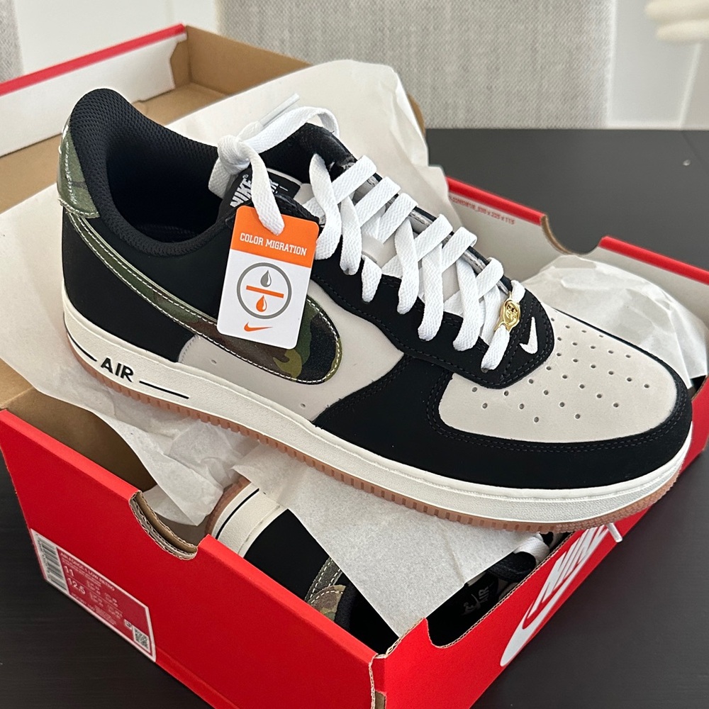 MENS AIR FORCE 1 LOW RETRO SIZE 11 - Picture 6 of 6